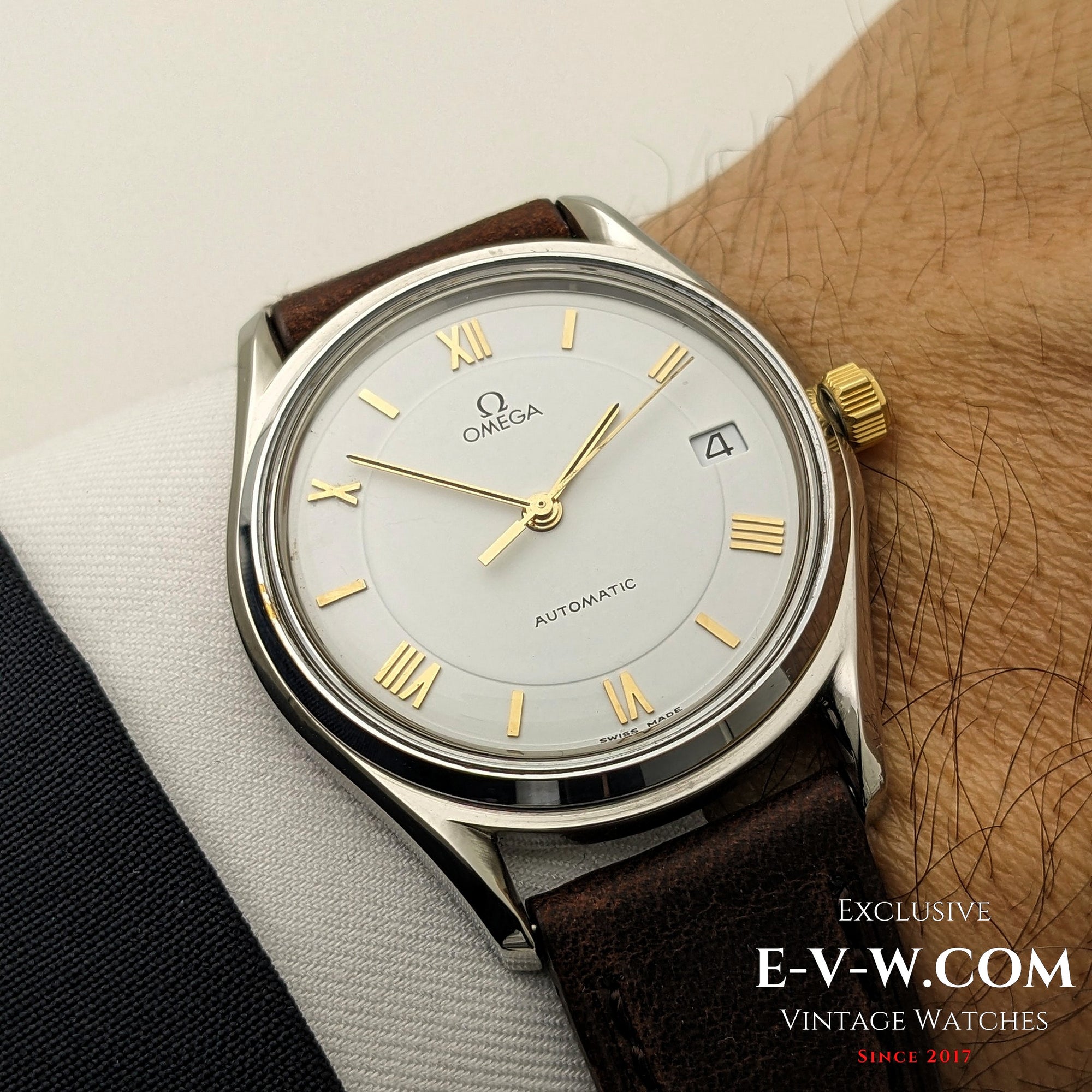 Omega Automatik Maison Fondée en 1848 | Ref. 166,0285 / 366,0885 | Cal. 1110 | Jahrgang 1986 | Gewartet 