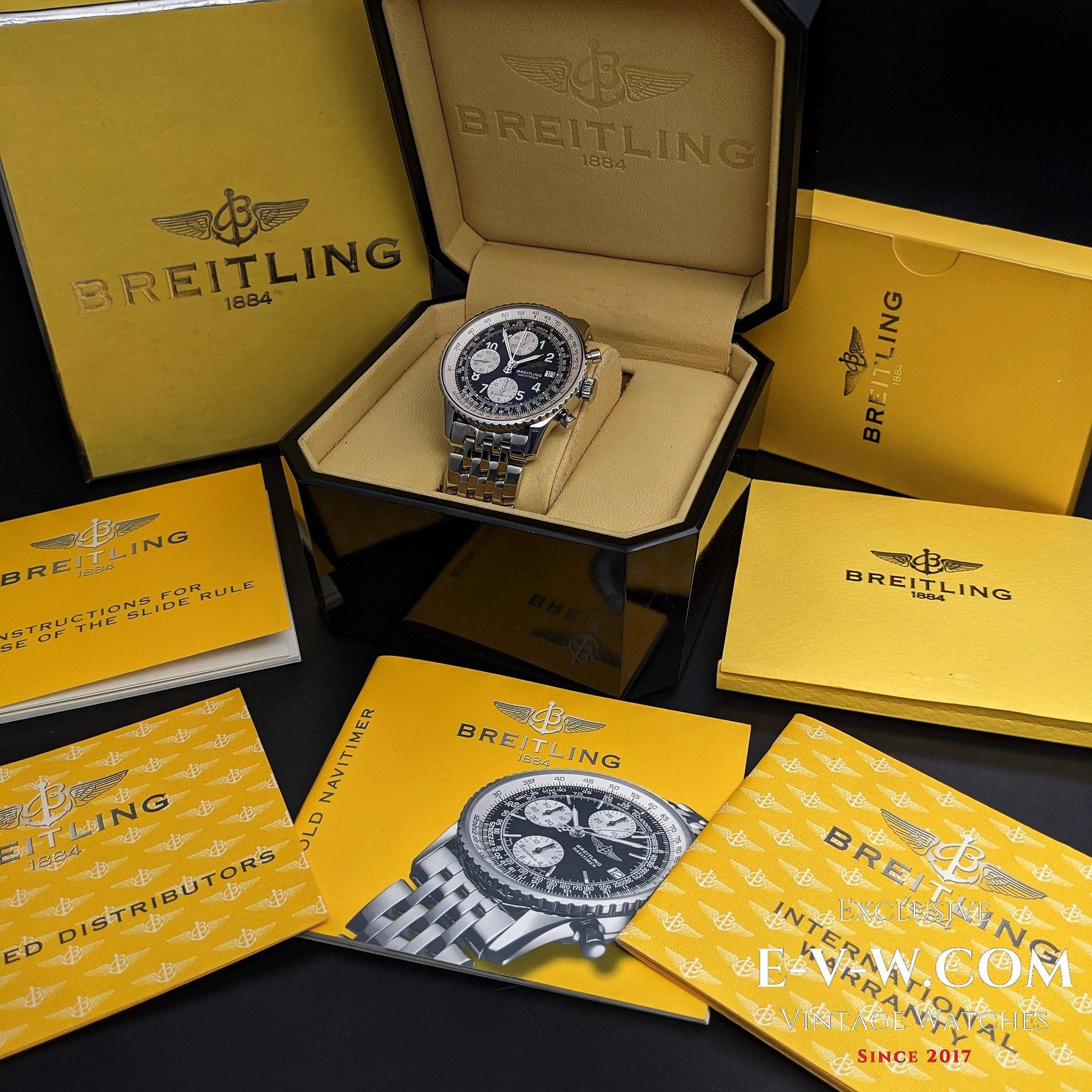Breitling Old Navitimer A13322 / Complete set / Doos & Papieren 