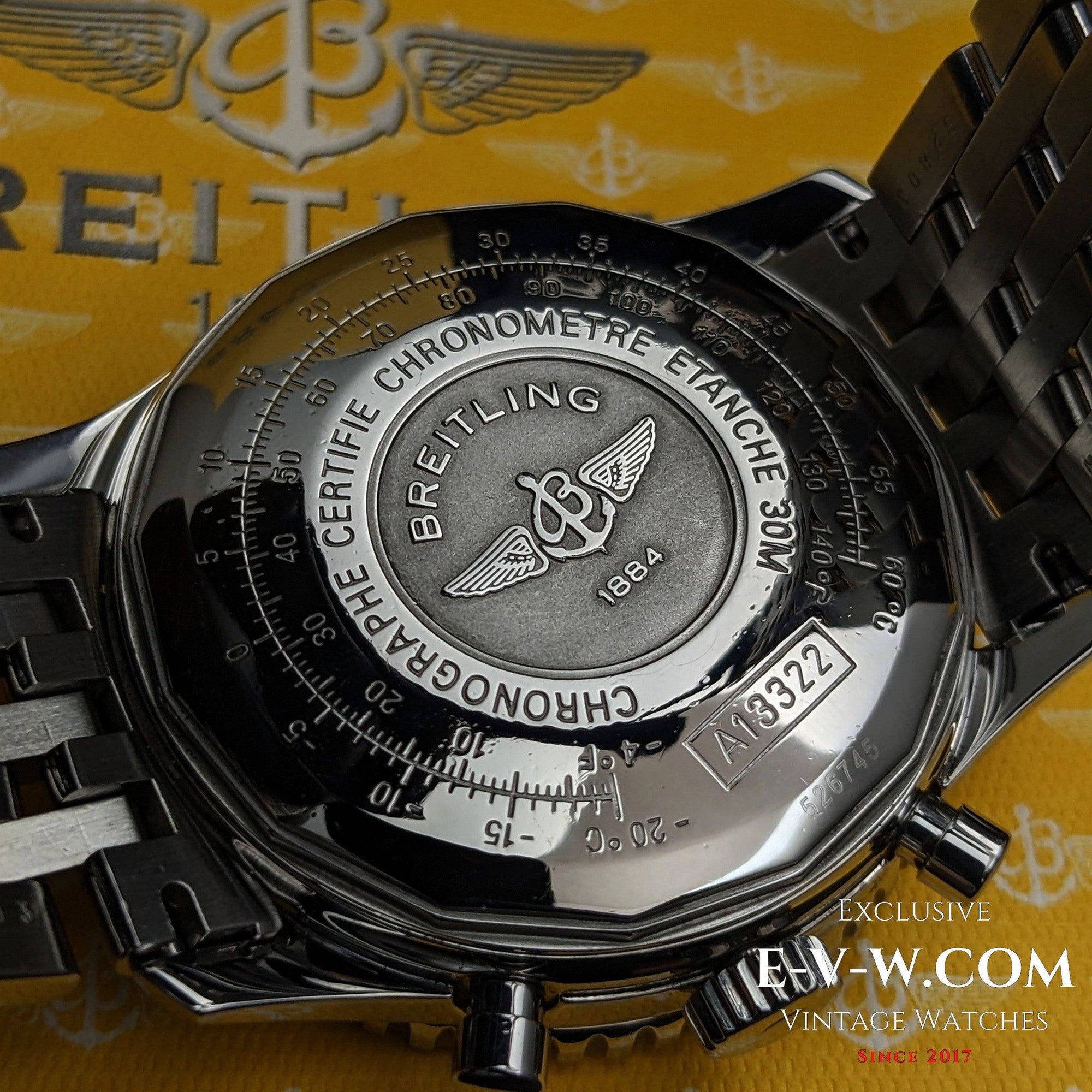 Breitling Old Navitimer A13322 / Complete set / Doos & Papieren 