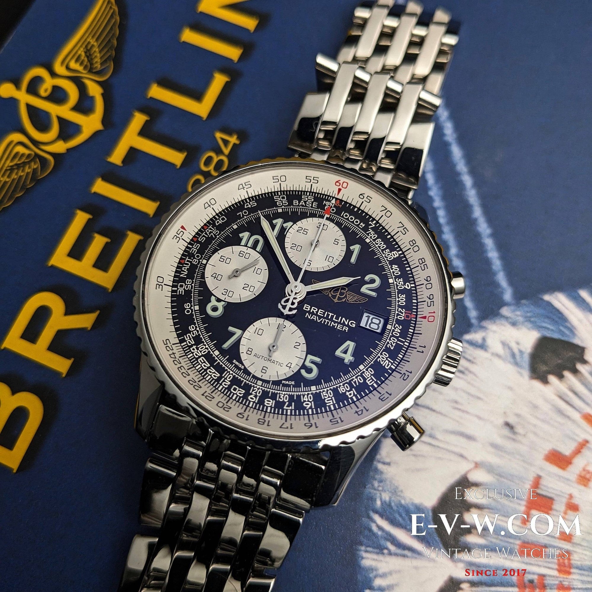 Breitling Old Navitimer A13322 / Complete set / Doos & Papieren 