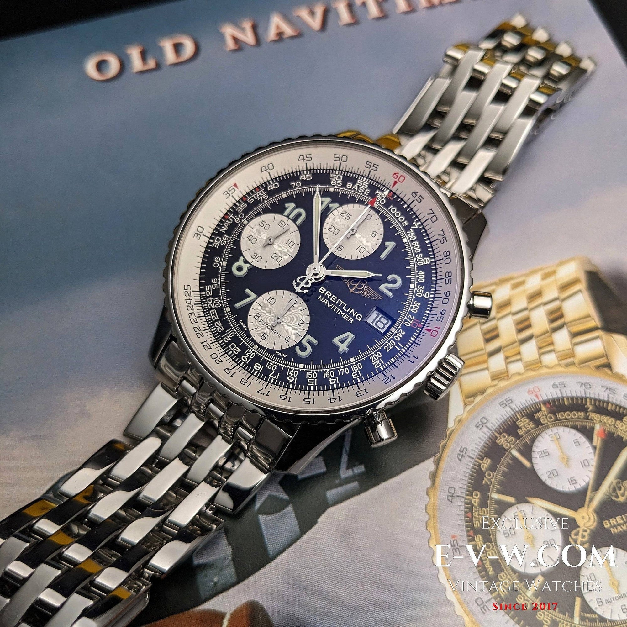 Breitling Old Navitimer A13322 / Complete set / Doos & Papieren 