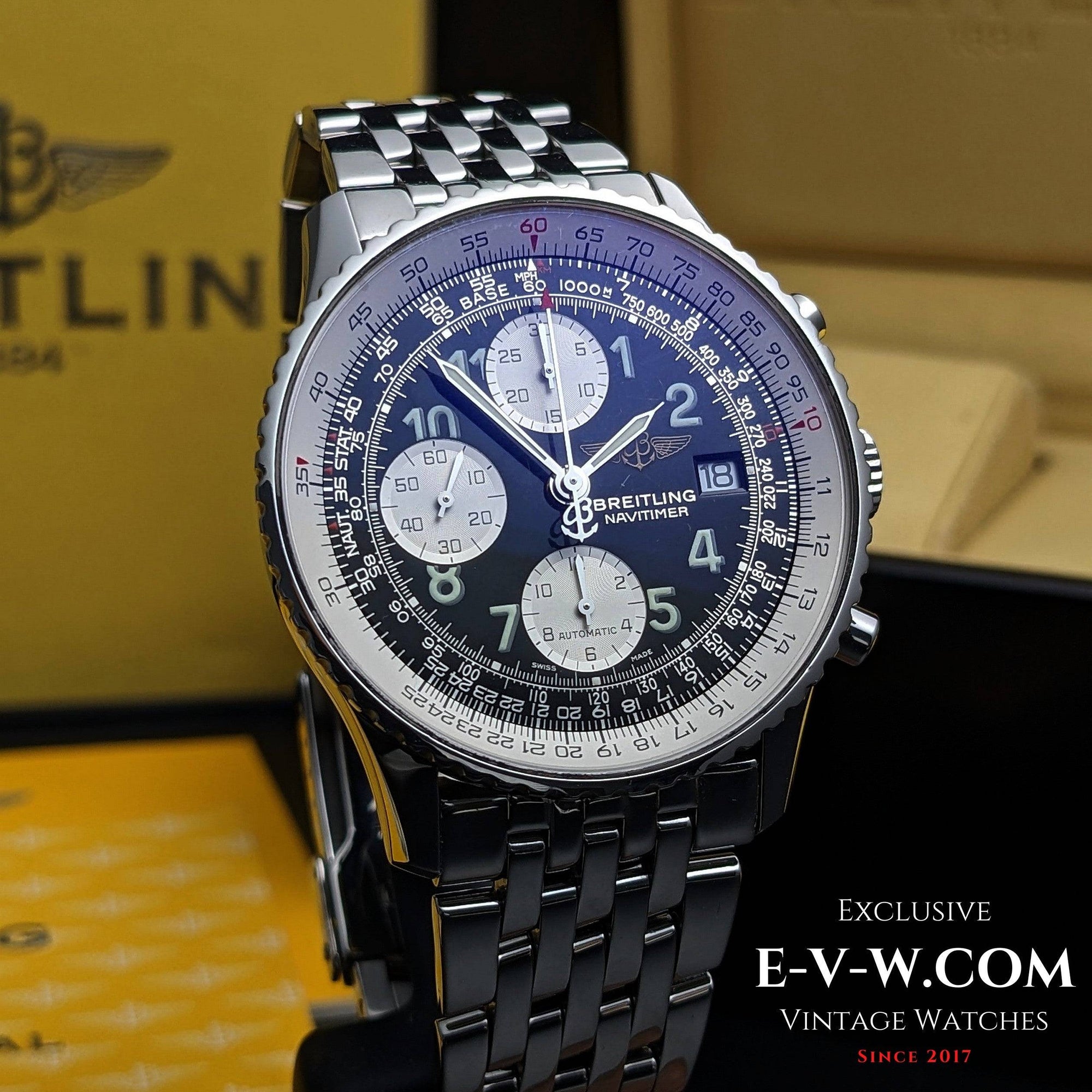 Breitling Old Navitimer A13322 / Complete set / Doos & Papieren 
