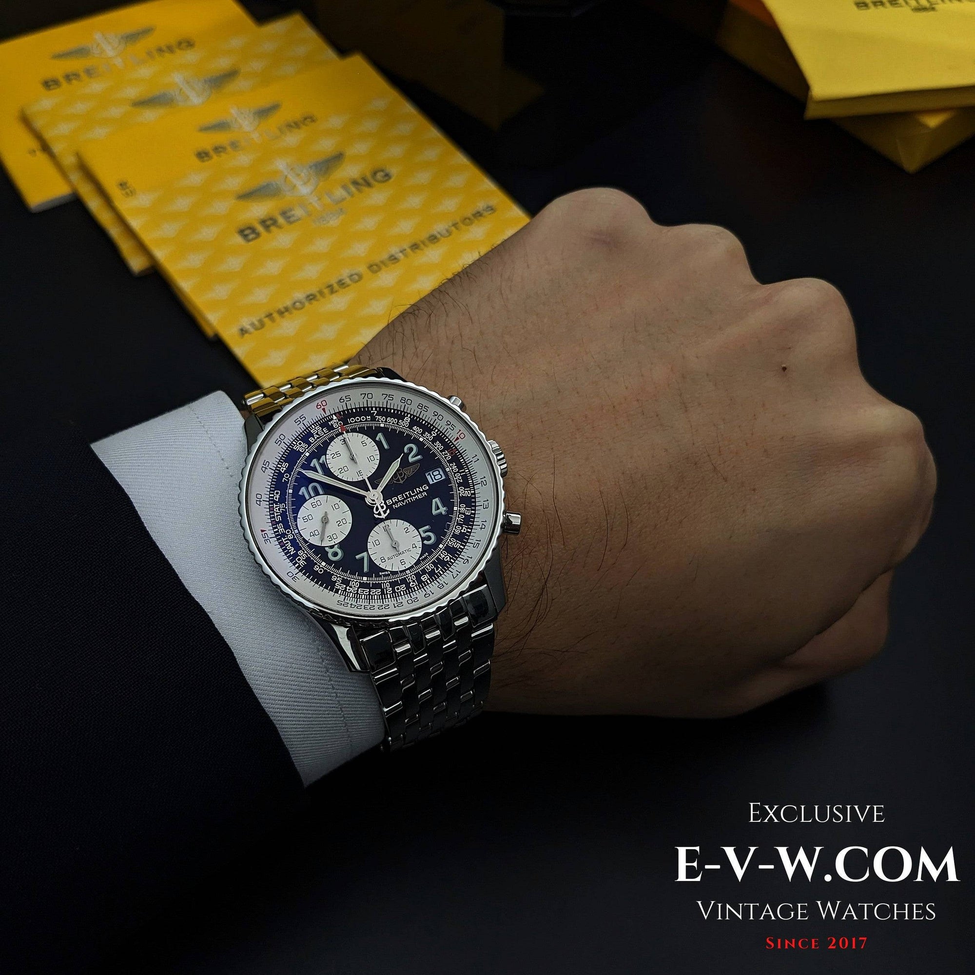 Breitling Old Navitimer A13322 / Complete set / Doos & Papieren 