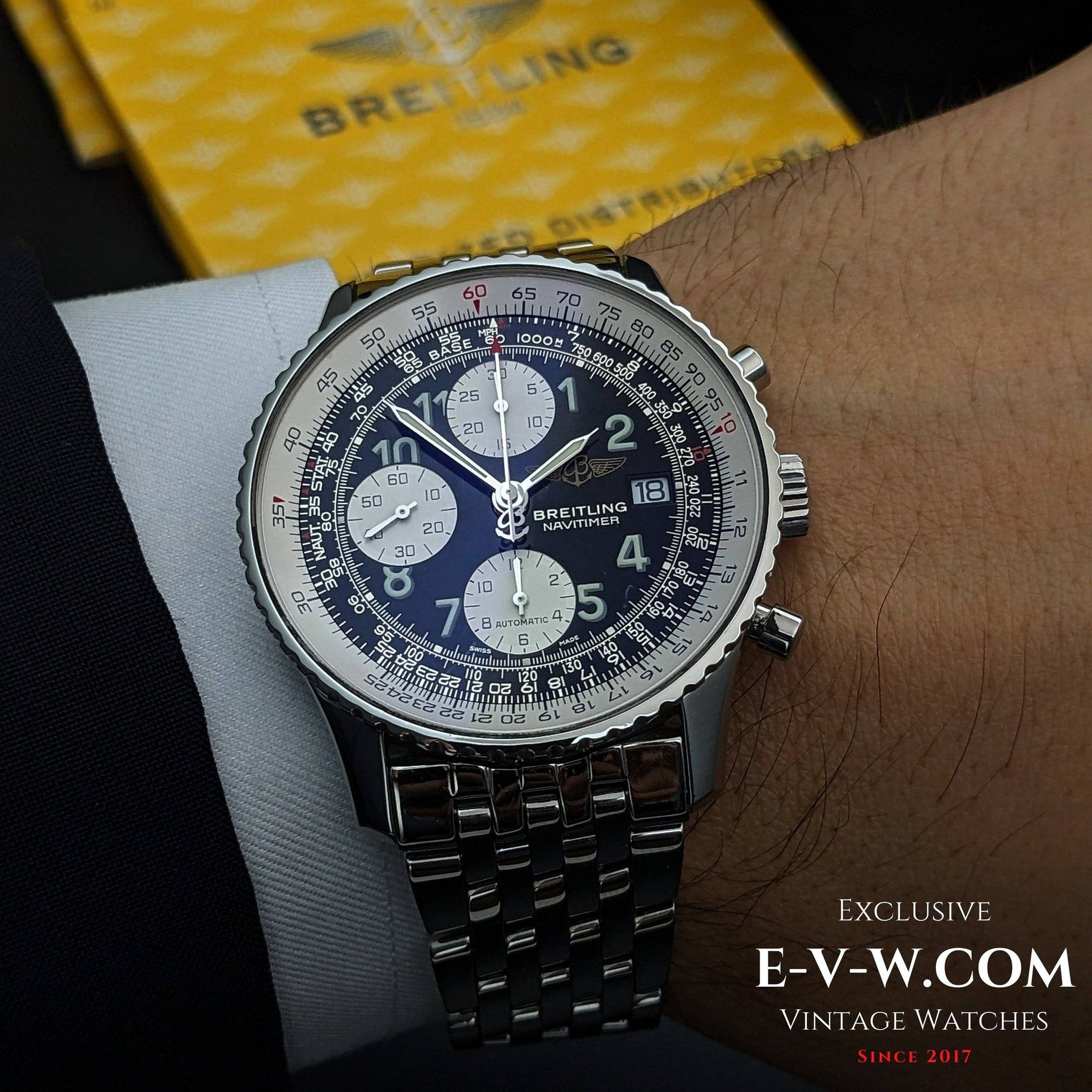 Breitling Old Navitimer A13322 / Complete set / Doos & Papieren 