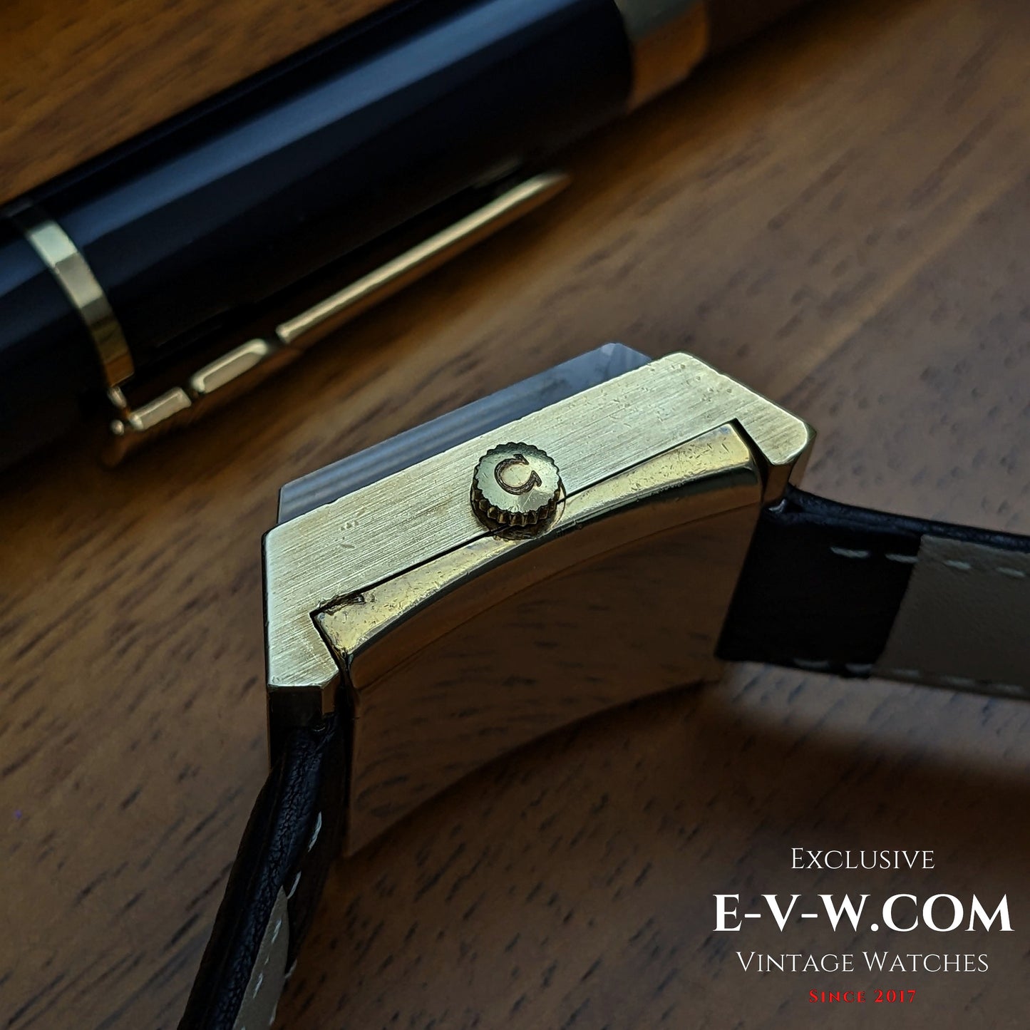 Rare Omega DeVille Super-Emeraude 1975 Automatic Watch / Gold Plated / Serviced