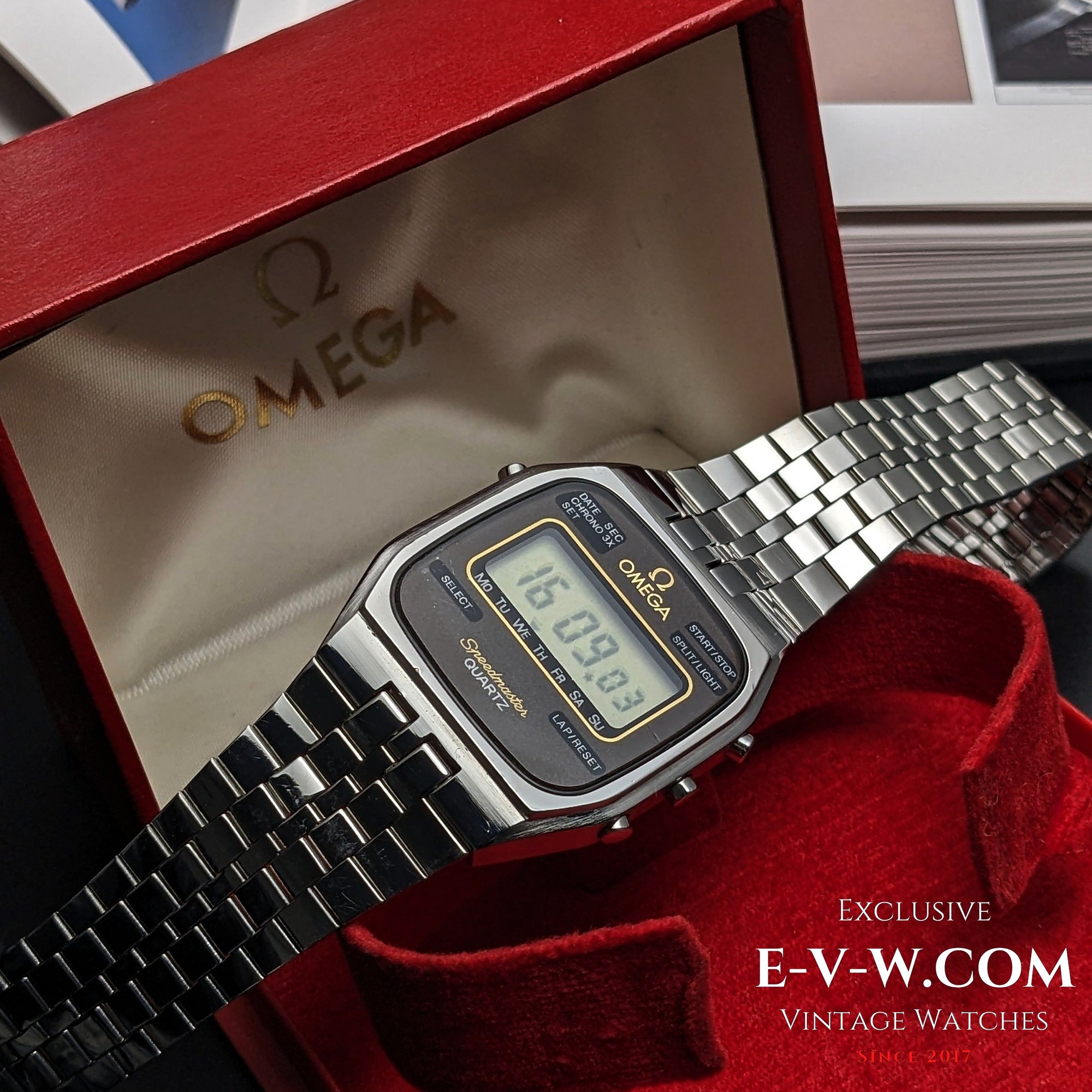 Omega Speedmaster Quarz LCD | Ref. 186.0009 / 396.0809 | Kal. 4310 | Vintage 1970er Jahre