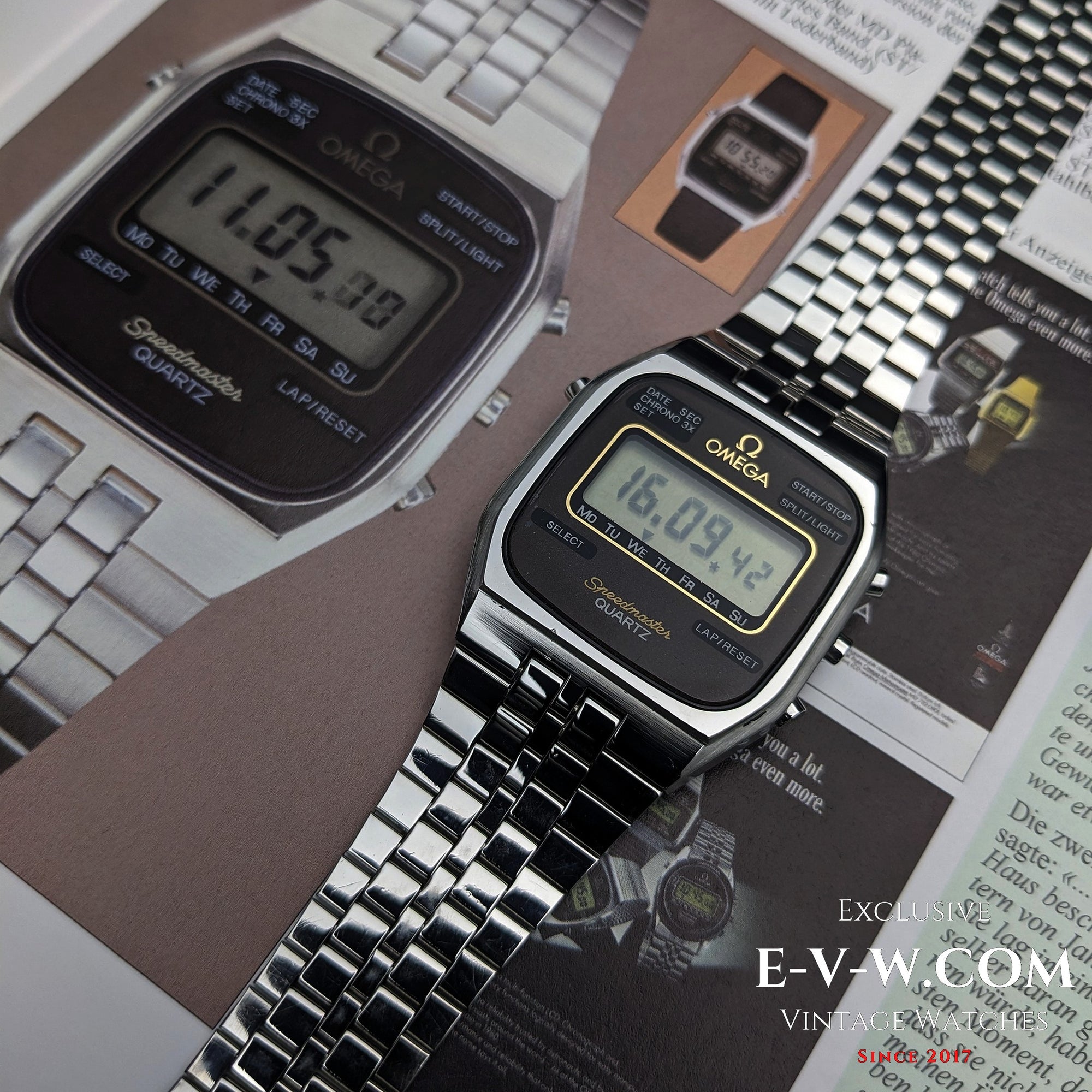 Omega Speedmaster Quarz LCD | Ref. 186.0009 / 396.0809 | Kal. 4310 | Vintage 1970er Jahre
