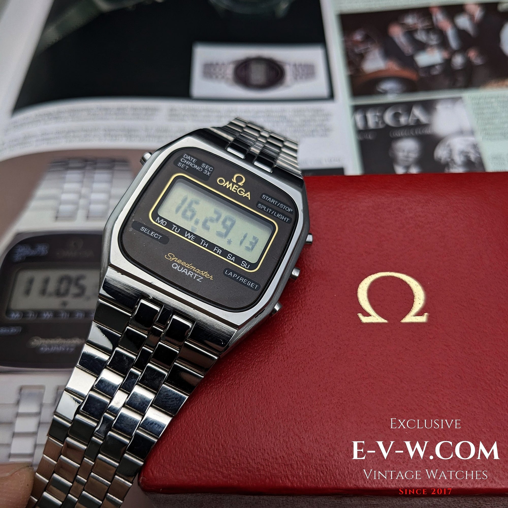Omega Speedmaster Quarz LCD | Ref. 186.0009 / 396.0809 | Kal. 4310 | Vintage 1970er Jahre