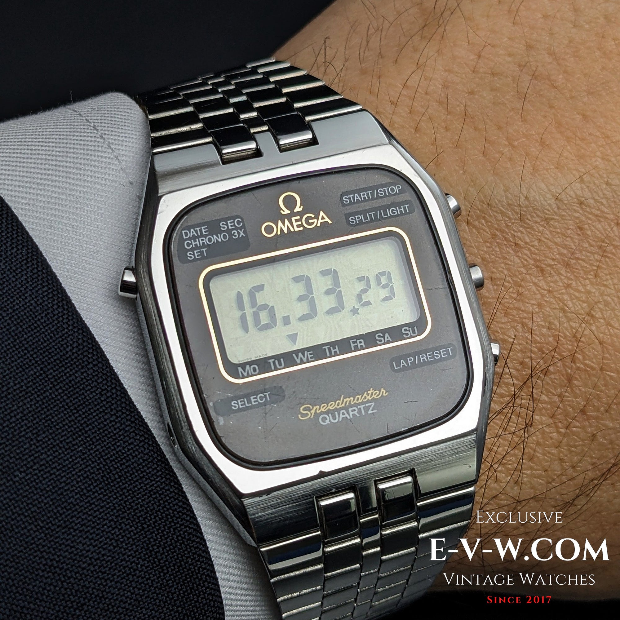 Omega Speedmaster Quarz LCD | Ref. 186.0009 / 396.0809 | Kal. 4310 | Vintage 1970er Jahre