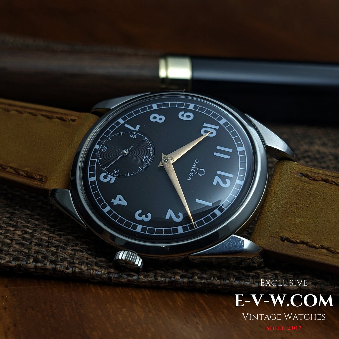 70 Years old Omega Vintage Black Dial | Ref. 2900-1 | Cal 267 (30T2) | Vintage 1956 | Serviced