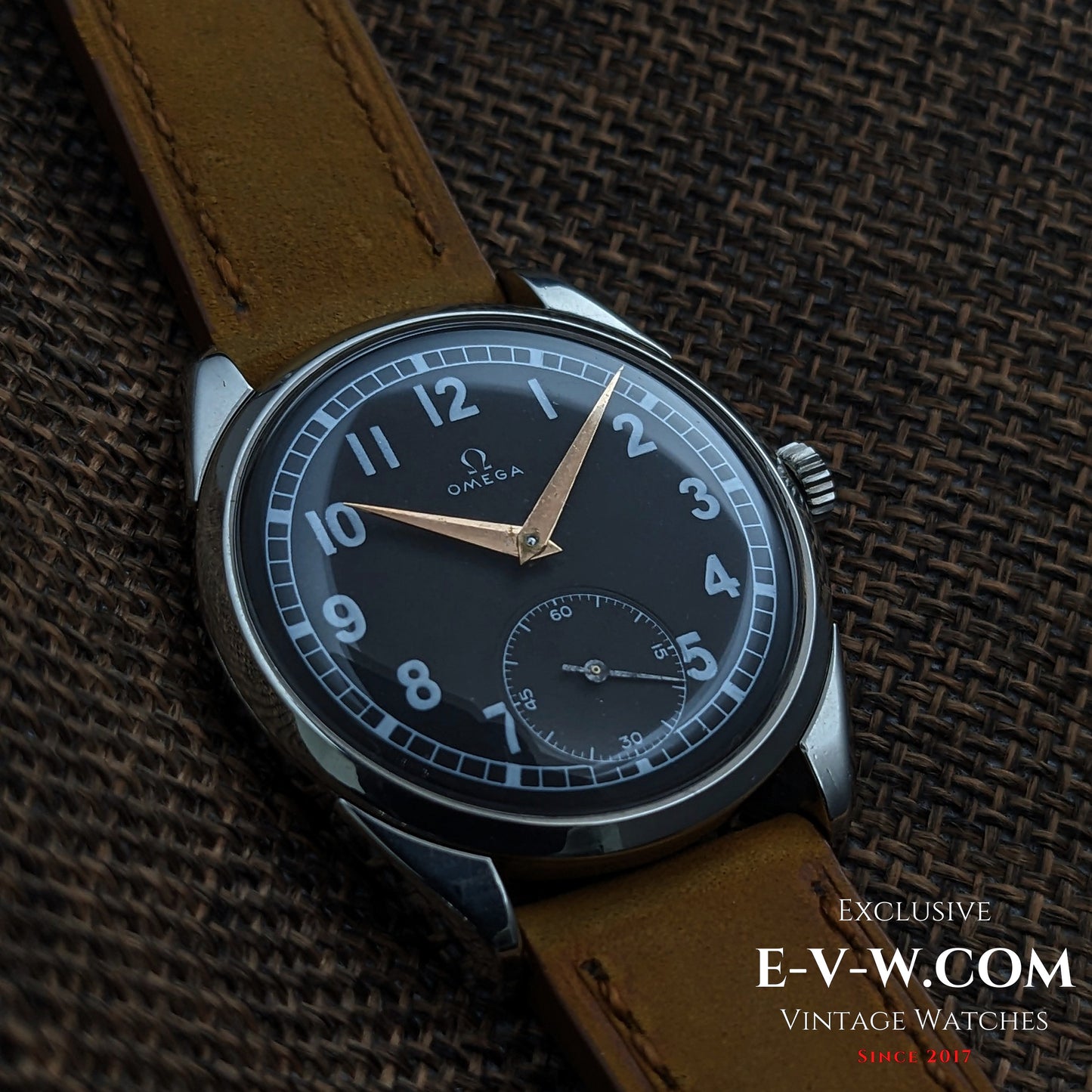 70 Years old Omega Vintage Black Dial | Ref. 2900-1 | Cal 267 (30T2) | Vintage 1956 | Serviced