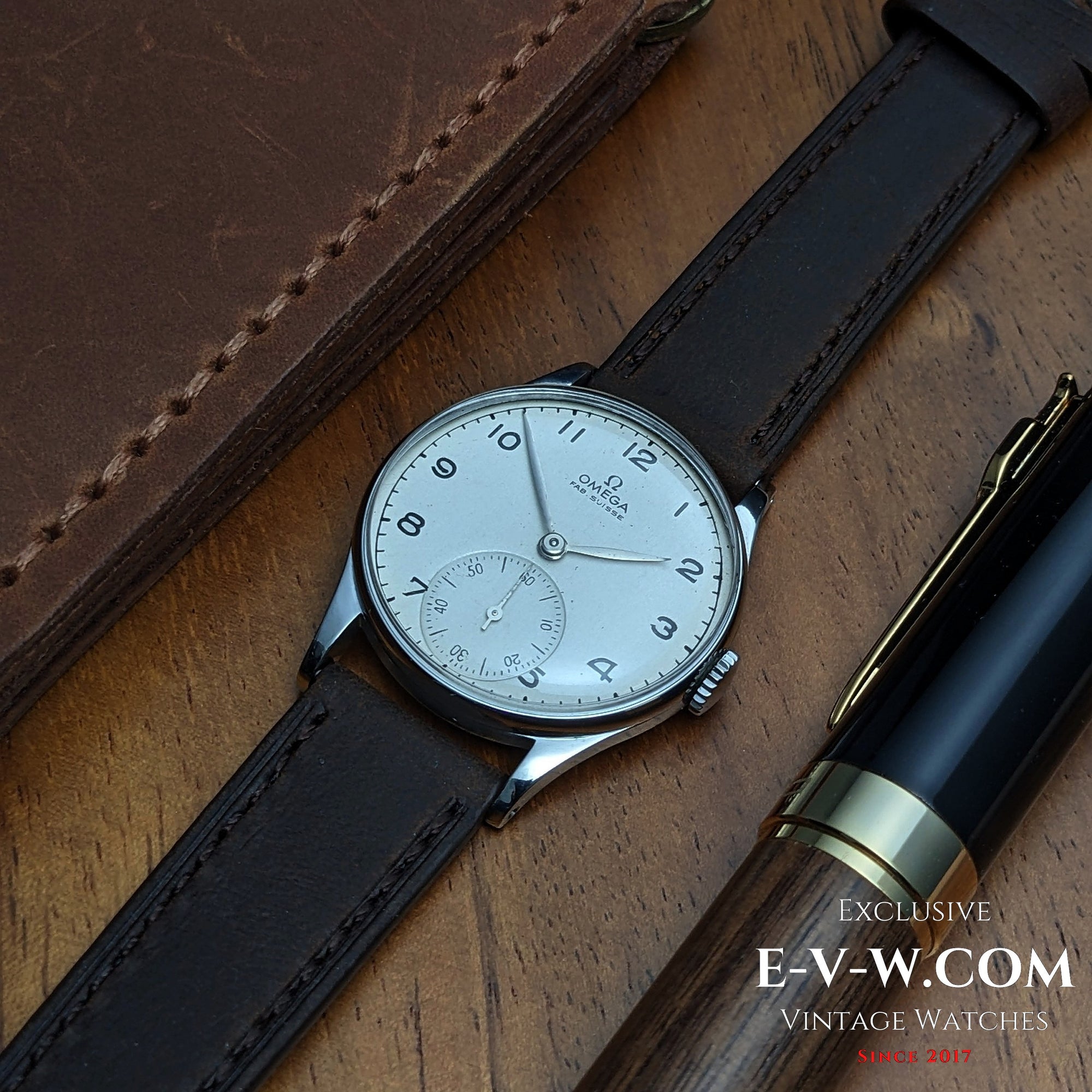 82 Jahre alt / Zweiter Weltkrieg | Omega Vintage Small Seconds | Ref. 2390 | Kaliber 30T2 | Baujahr 1944 | Überholt