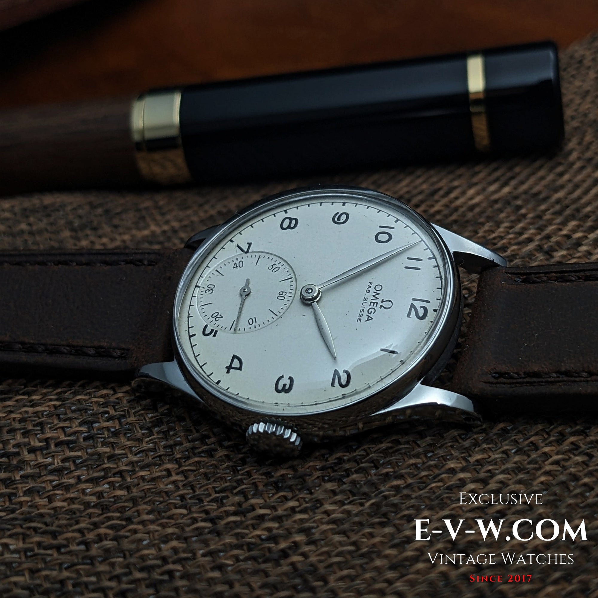 82 Jahre alt / Zweiter Weltkrieg | Omega Vintage Small Seconds | Ref. 2390 | Kaliber 30T2 | Baujahr 1944 | Überholt
