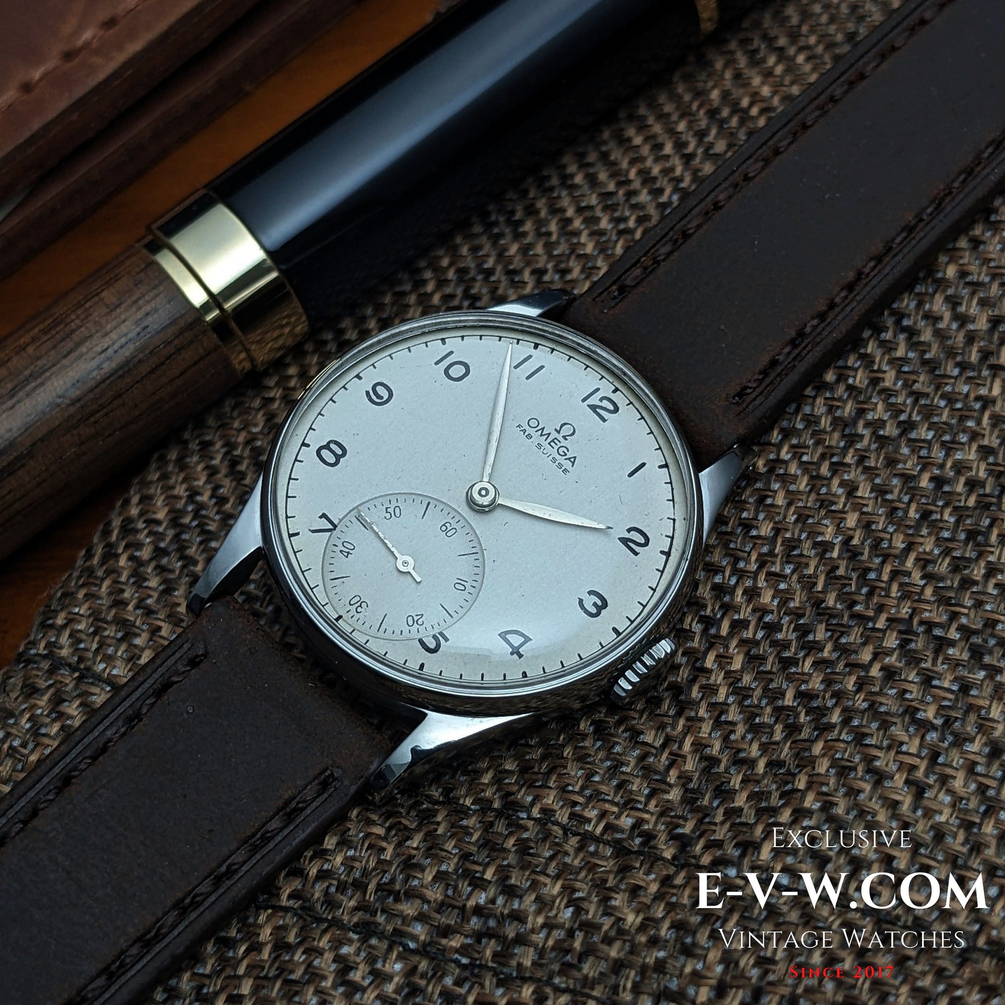 82 Jahre alt / Zweiter Weltkrieg | Omega Vintage Small Seconds | Ref. 2390 | Kaliber 30T2 | Baujahr 1944 | Überholt