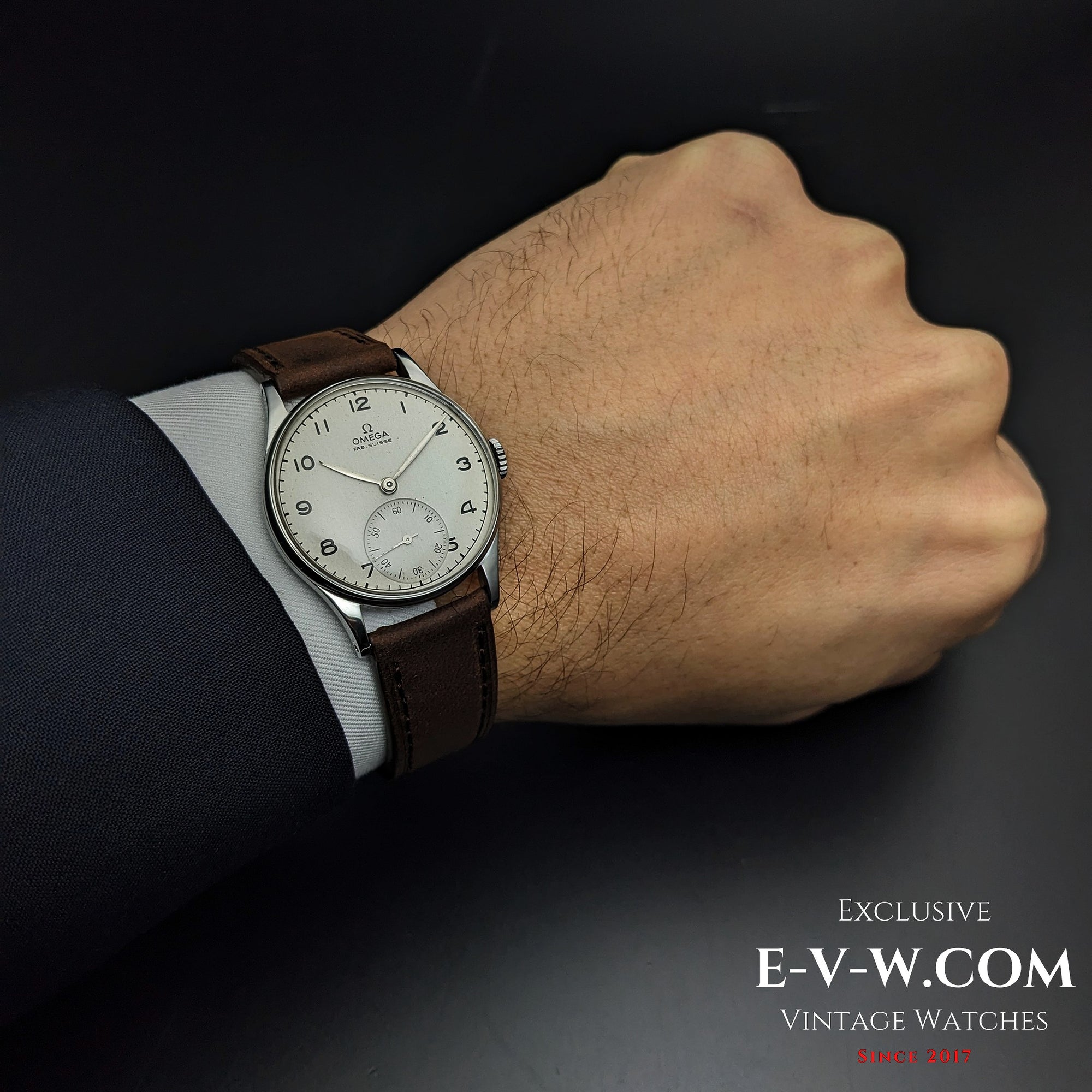 82 Jahre alt / Zweiter Weltkrieg | Omega Vintage Small Seconds | Ref. 2390 | Kaliber 30T2 | Baujahr 1944 | Überholt