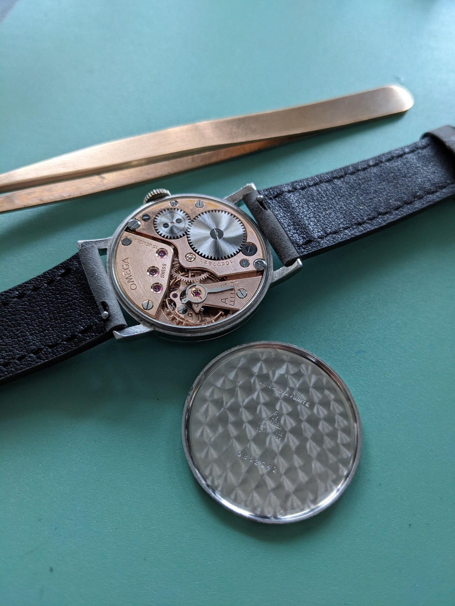 82 Years Old Omega Sector Watch WWII 1944 - Caliber 30T2PC /  Vintage Timepiece / Serviced