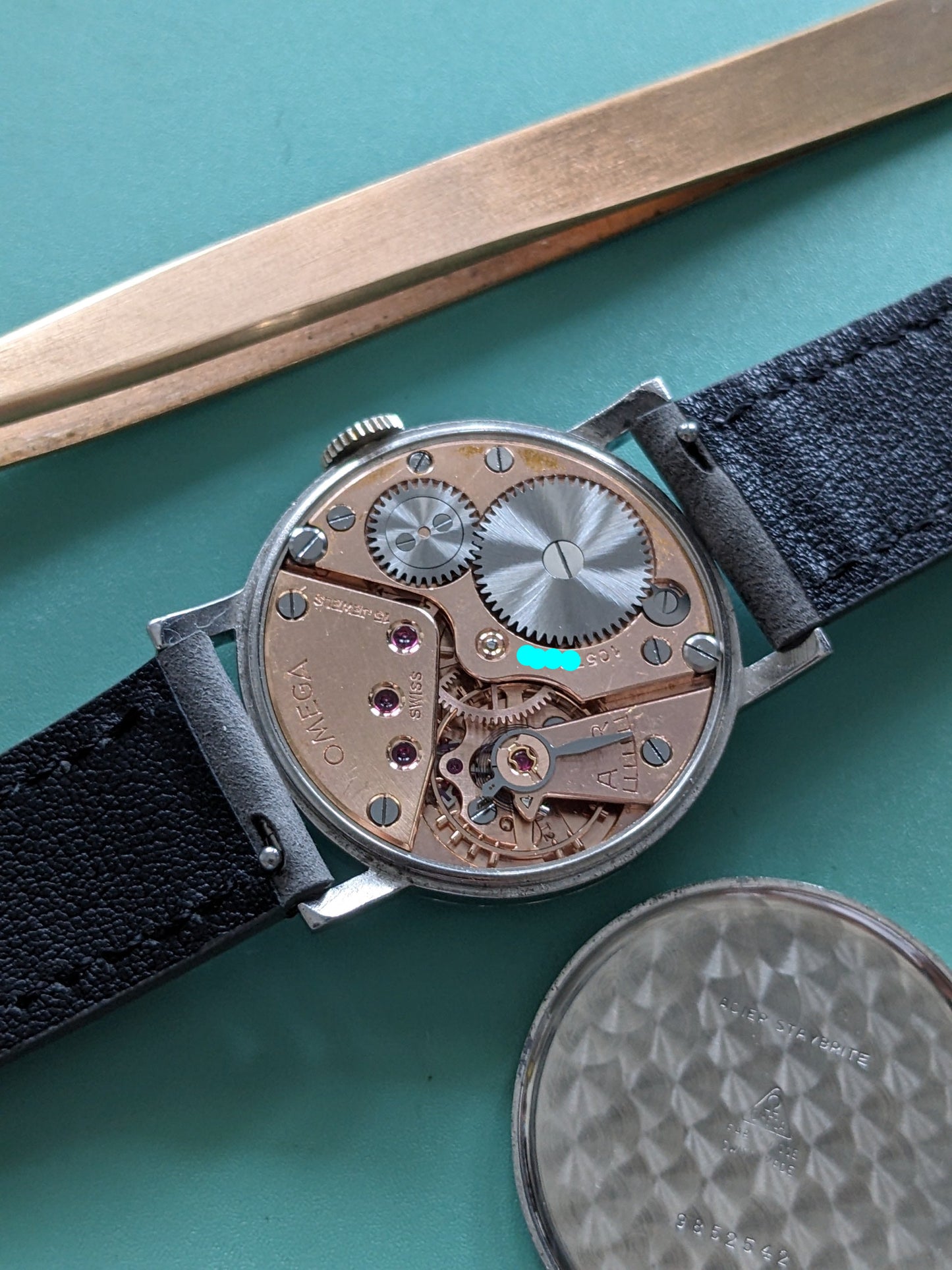 82 Years Old Omega Sector Watch WWII 1944 - Caliber 30T2PC /  Vintage Timepiece / Serviced