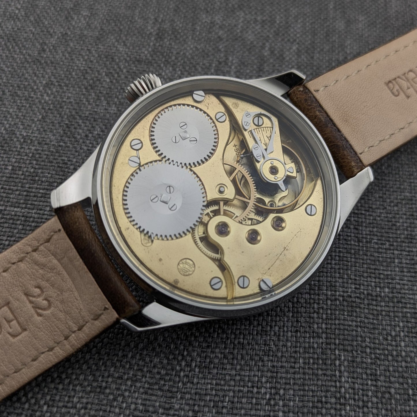 Circa 100 Years Old Antique Pocket Watch IWC Schaffhausen Movement 1926 / Cal 57 Movement / Serviced