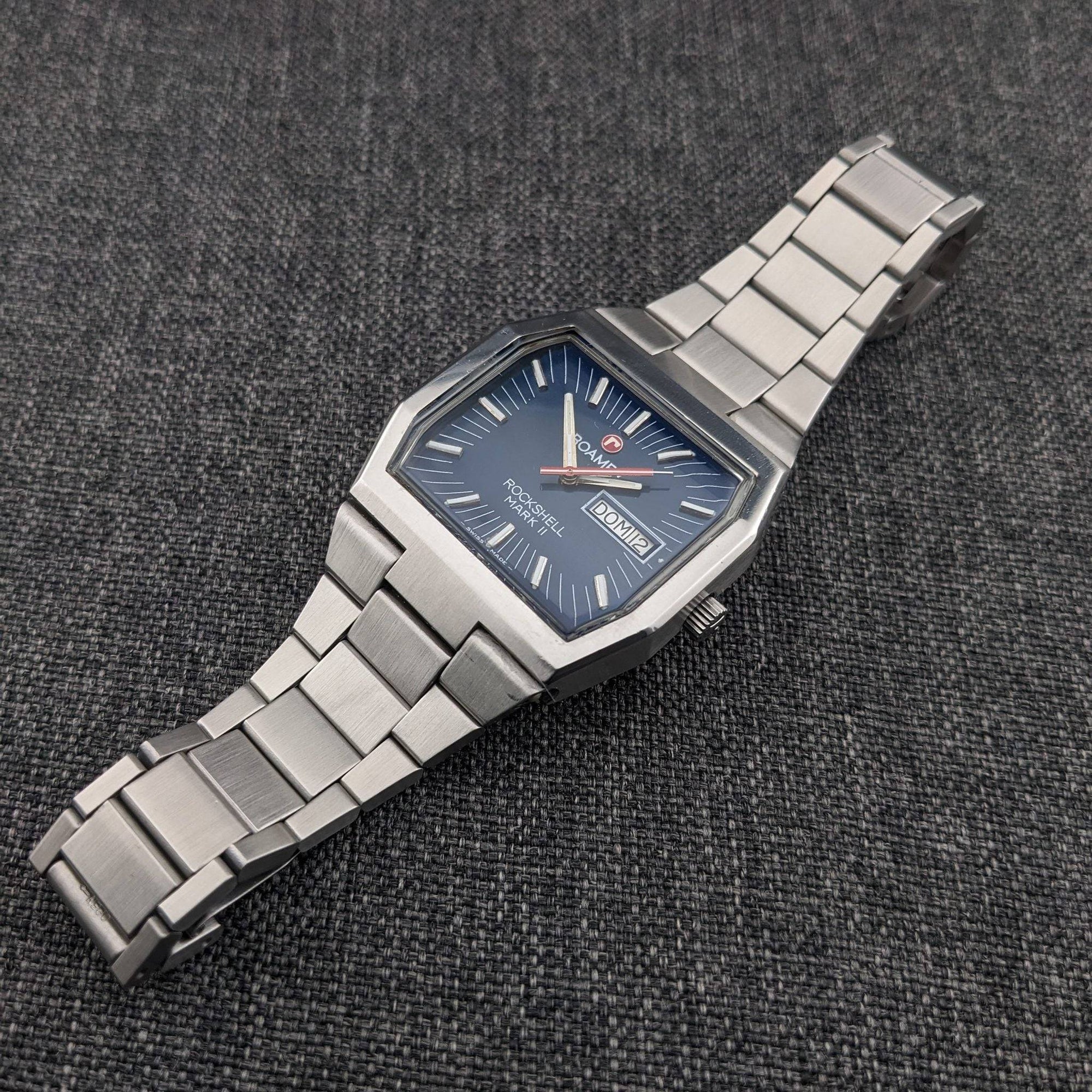 Roamer Rockshell Mark II Vintage 1970er Jahre Uhr - Gewartet