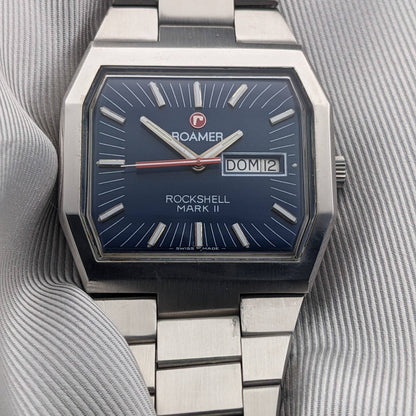 Roamer Rockshell Mark II 復古1970年代手錶 - 已維修