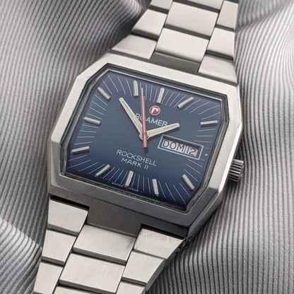 Roamer Rockshell Mark II 復古1970年代手錶 - 已維修