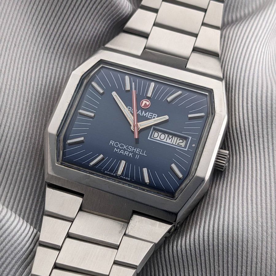 Roamer Rockshell Mark II Vintage 1970er Jahre Uhr - Gewartet
