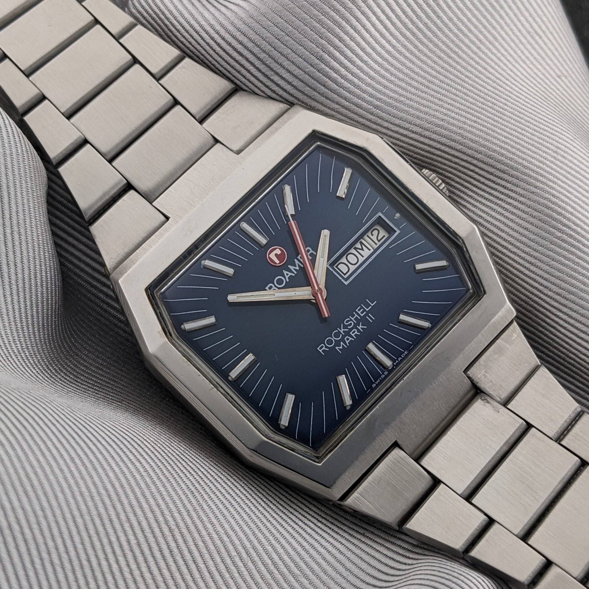 Roamer Rockshell Mark II Vintage 1970er Jahre Uhr - Gewartet