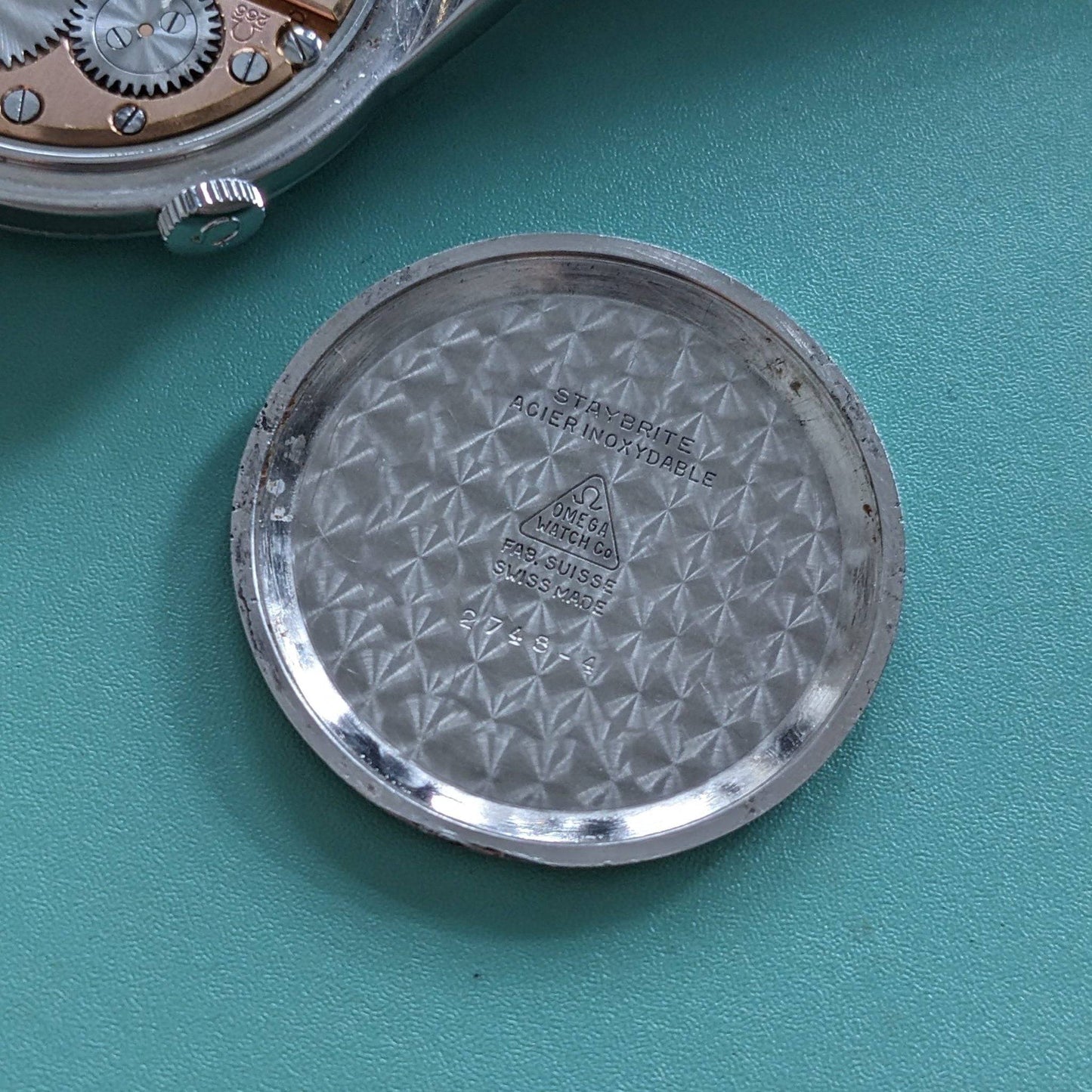 72 Years Old Omega Genève / Ref 2748-14 / Vintage 1954 Watch with Cal 266 (30T2 family) Movement / serviced