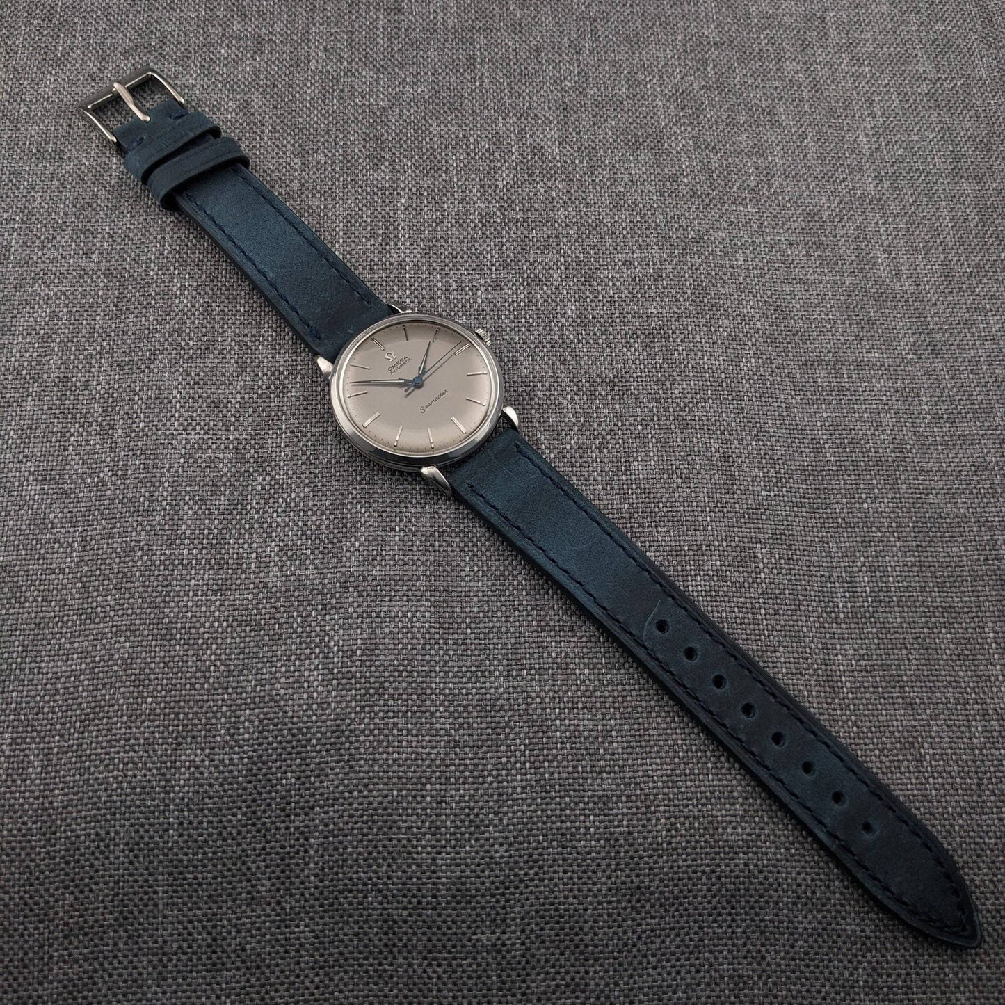 RARE 75 Years Old Omega Seamaster Automatic designed by Cherles Perregaux / Ref 2446-2 / Vintage 1951 / Seerviced