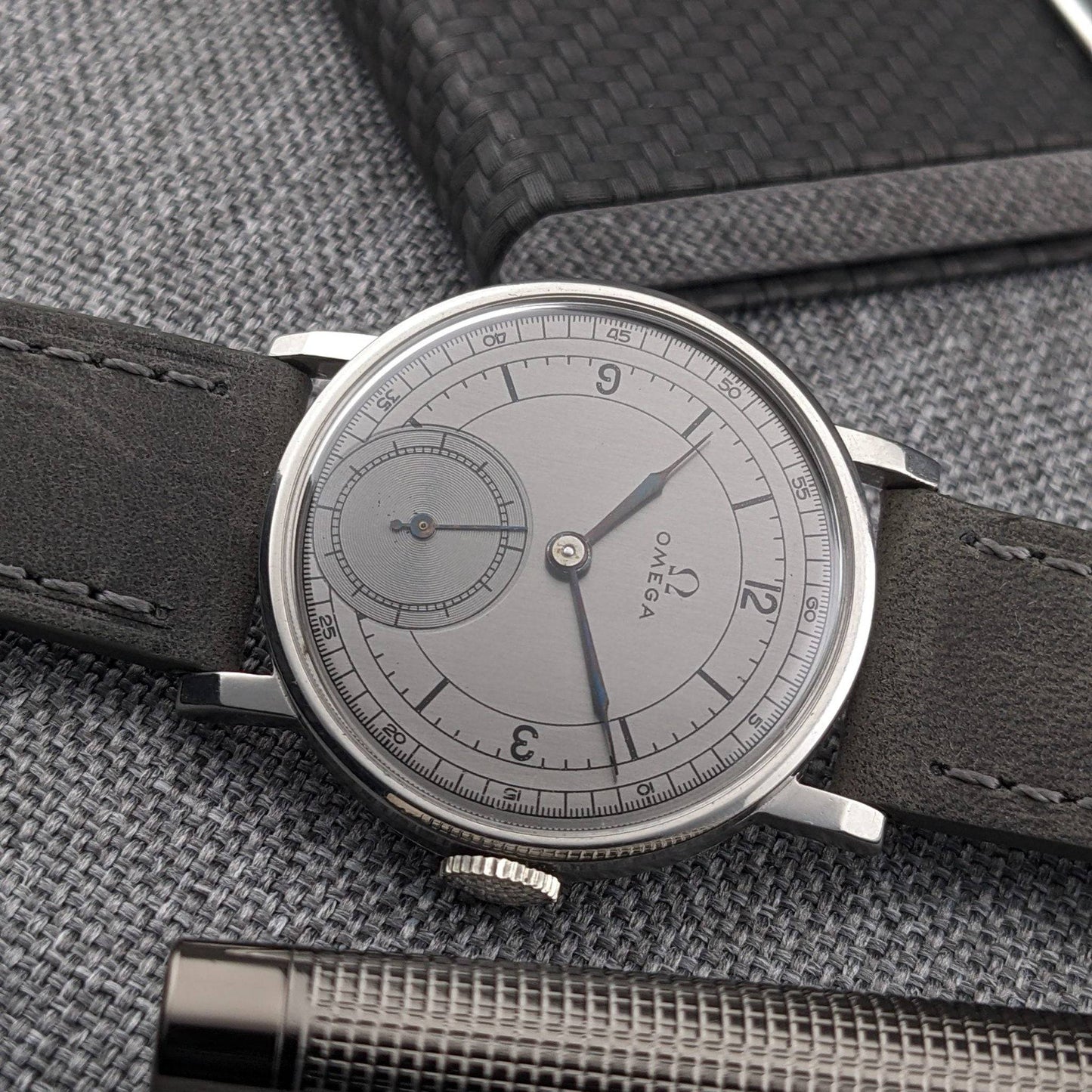 82 Years Old Omega Sector Watch WWII 1944 - Caliber 30T2PC /  Vintage Timepiece / Serviced