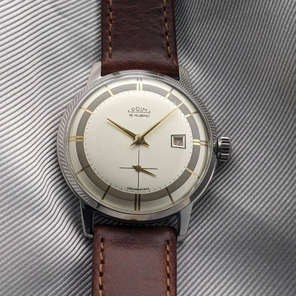 1960s Prim 15 RUBINU Caliber 0121 Manual Wind Wristwatch / Sesrviced