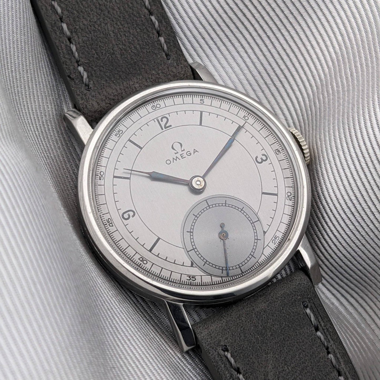 82 Years Old Omega Sector Watch WWII 1944 - Caliber 30T2PC /  Vintage Timepiece / Serviced