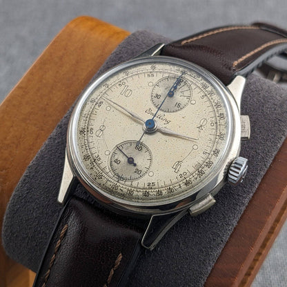 WWII 1945 Breitling Chronograph 178 Vintage / Cal. Venus 170 / Serviced Wristwatch