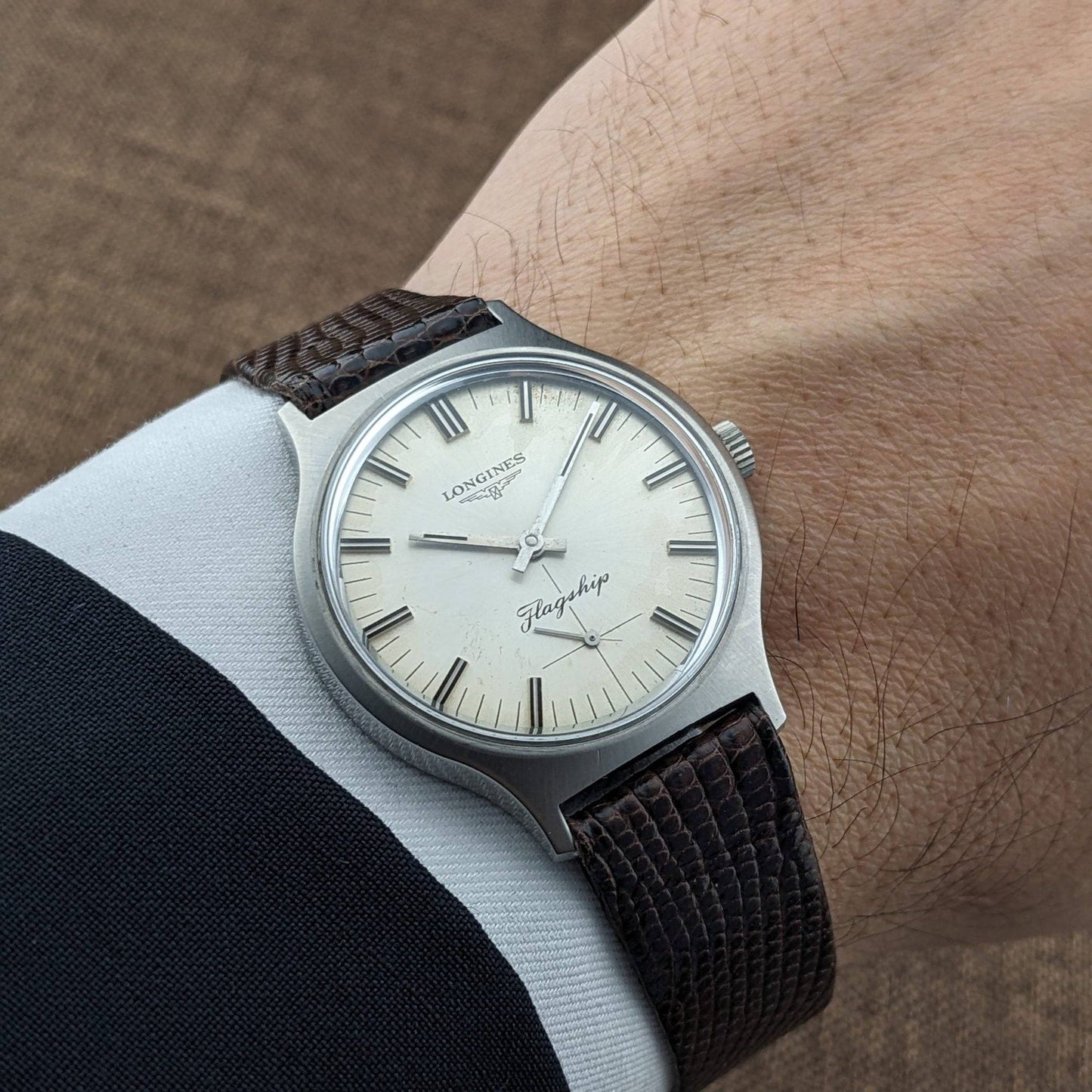 復古1970年代Longines領航系列/ cal 6922 / 復古手錶 / 已保養