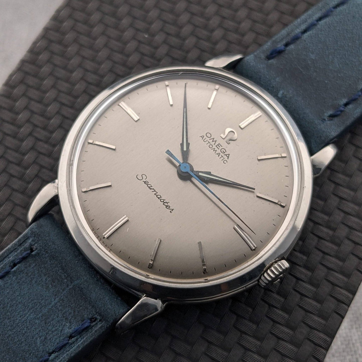 RARE 75 Years Old Omega Seamaster Automatic designed by Cherles Perregaux / Ref 2446-2 / Vintage 1951 / Seerviced