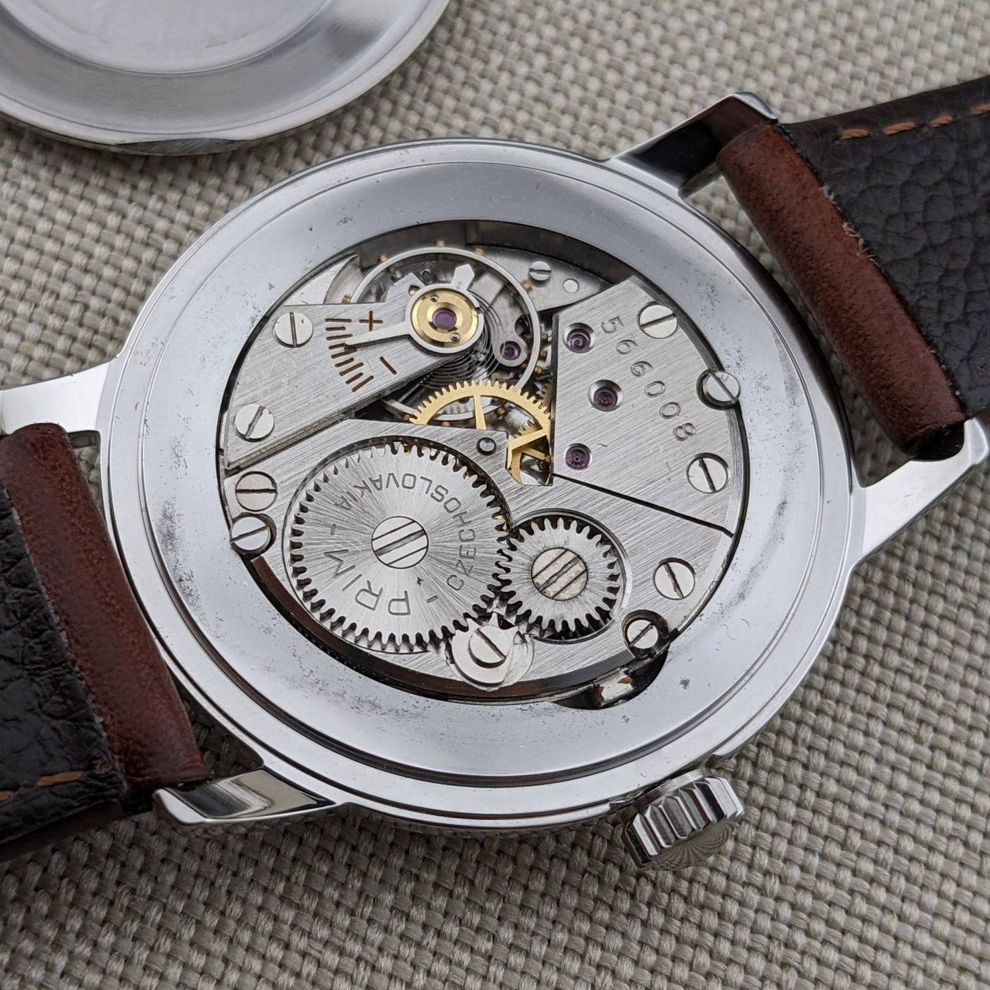 1960s Prim 15 RUBINU Caliber 0121 Manual Wind Wristwatch / Sesrviced