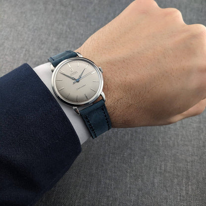 RARE 75 Years Old Omega Seamaster Automatic designed by Cherles Perregaux / Ref 2446-2 / Vintage 1951 / Seerviced