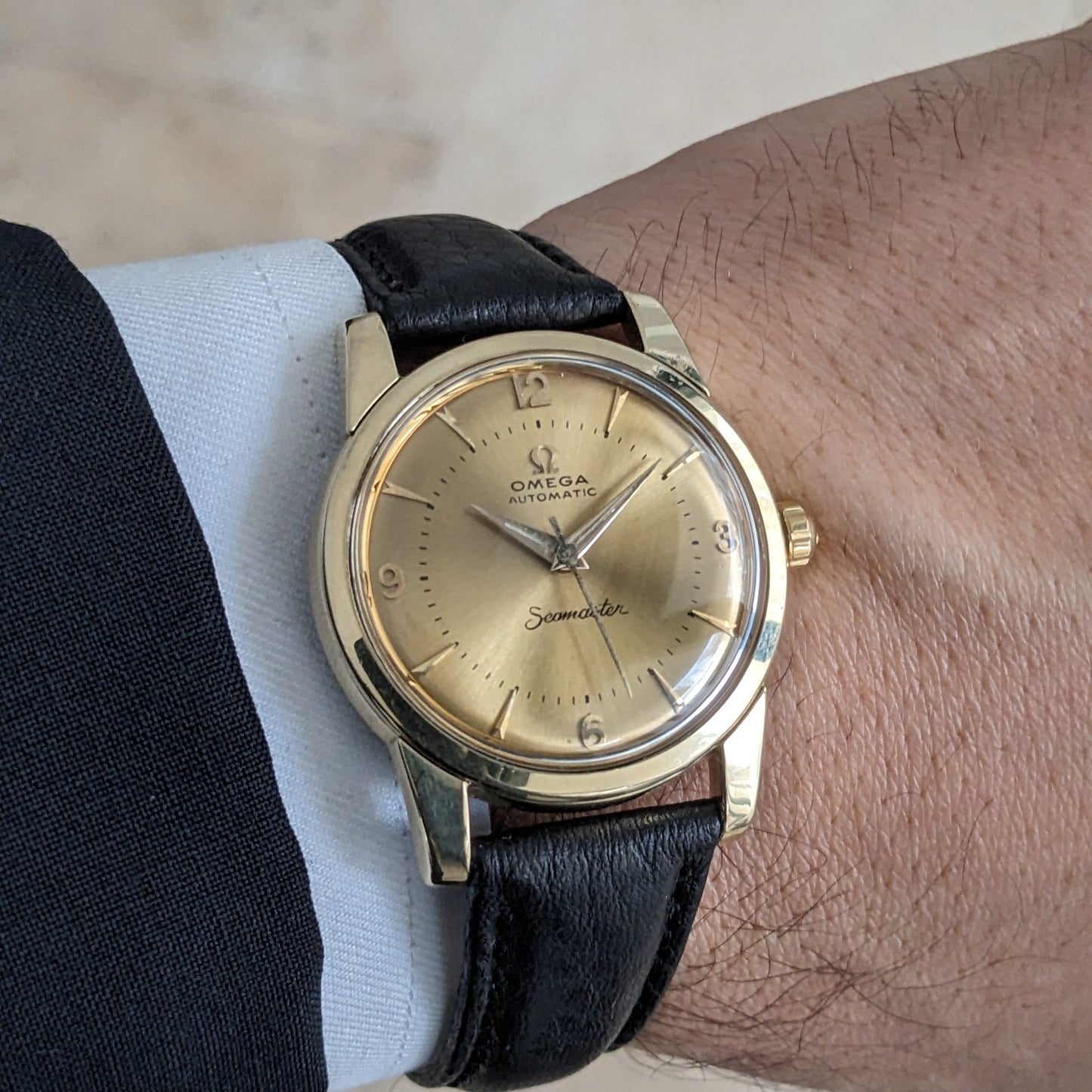 Circa 70 Years Old / Omega Seamaster Automatic / Ref 2846-2848 / Vintage 1956 Watch / Cal 501 Movement / Serviced