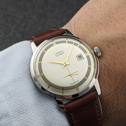 1960s Prim 15 RUBINU Caliber 0121 Manual Wind Wristwatch / Sesrviced