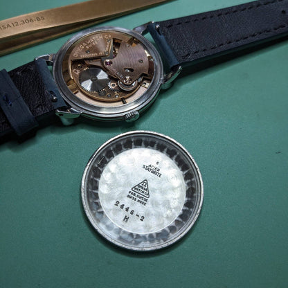 RARE 75 Years Old Omega Seamaster Automatic designed by Cherles Perregaux / Ref 2446-2 / Vintage 1951 / Seerviced