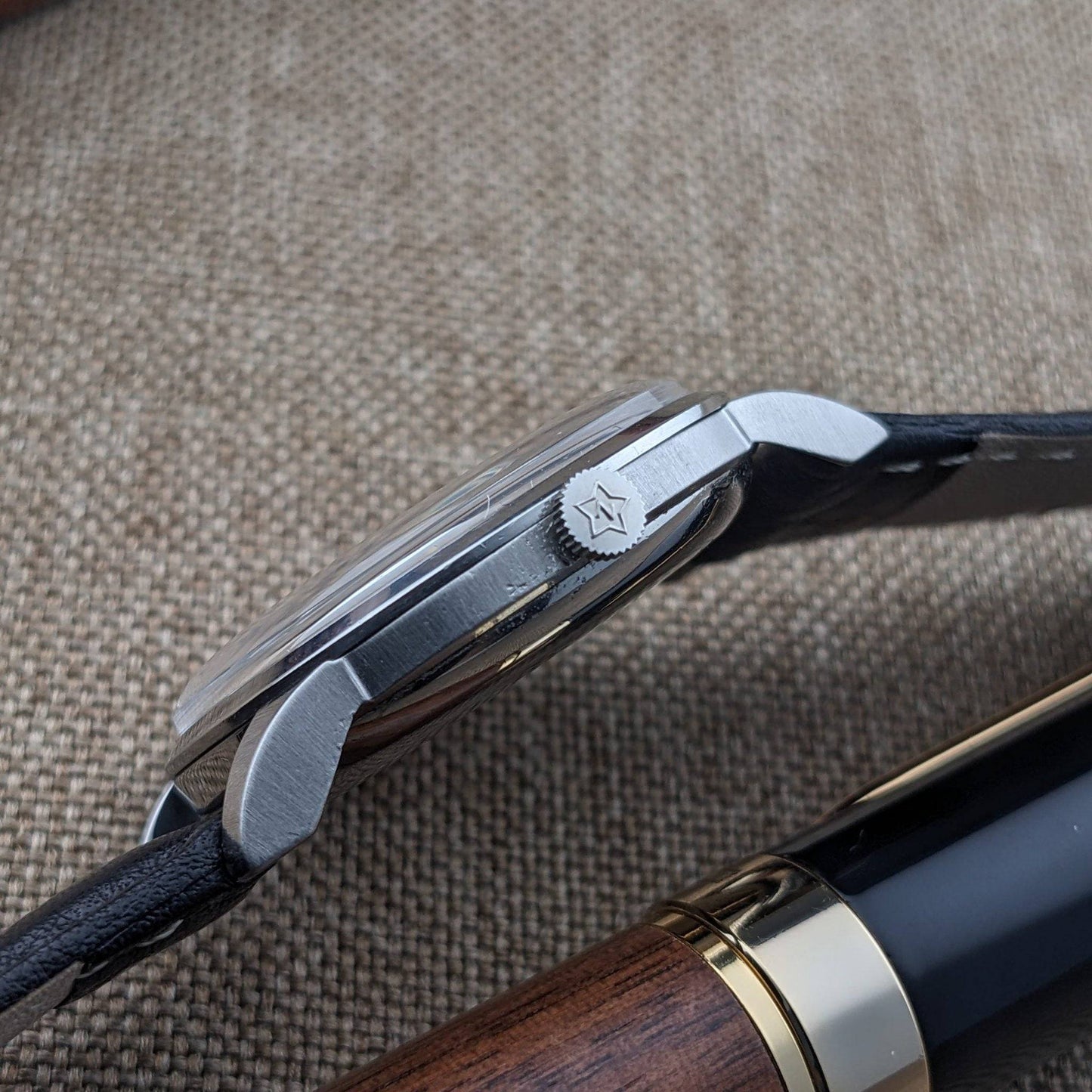 67 Years Old Zenith Sporto 1959 Vintage Wristwatch with Caliber 40T / Patented Transparent Dust Cover / Serviced