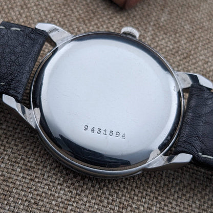 67 Years Old Zenith Sporto 1959 Vintage Wristwatch with Caliber 40T / Patented Transparent Dust Cover / Serviced