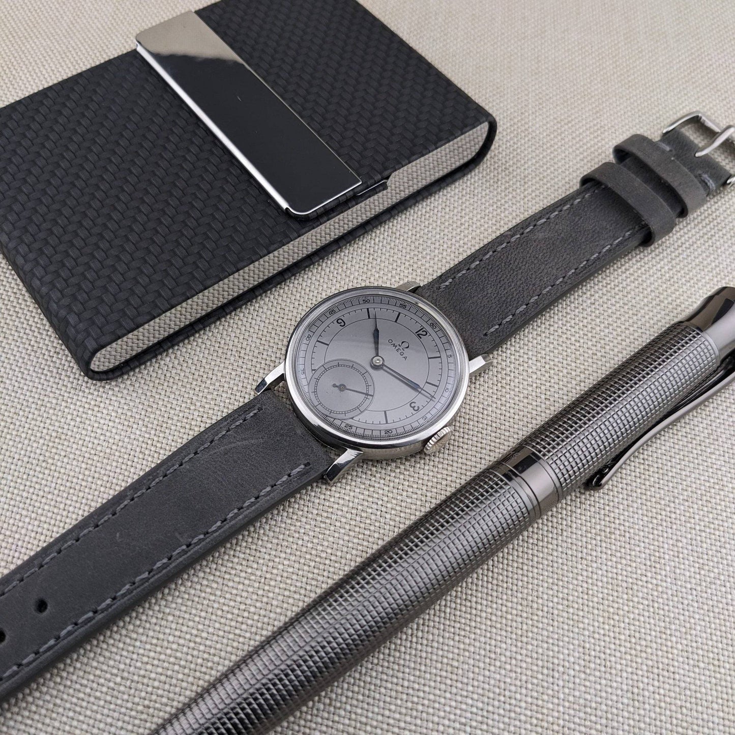 82 Years Old Omega Sector Watch WWII 1944 - Caliber 30T2PC /  Vintage Timepiece / Serviced