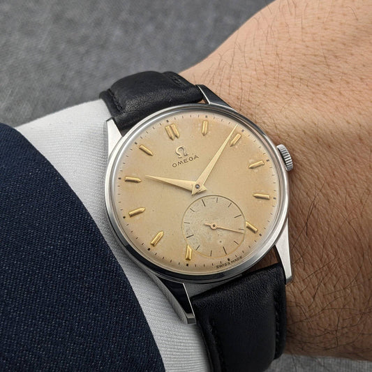 71 Years Old Omega Classic Dress Watch / Ref 2800-1 P / Cal 266 - Vintage 1955 / Serviced