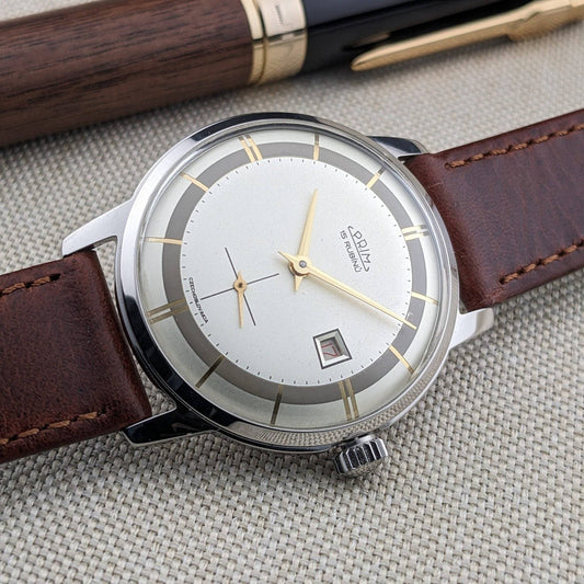 1960s Prim 15 RUBINU Caliber 0121 Manual Wind Wristwatch / Sesrviced