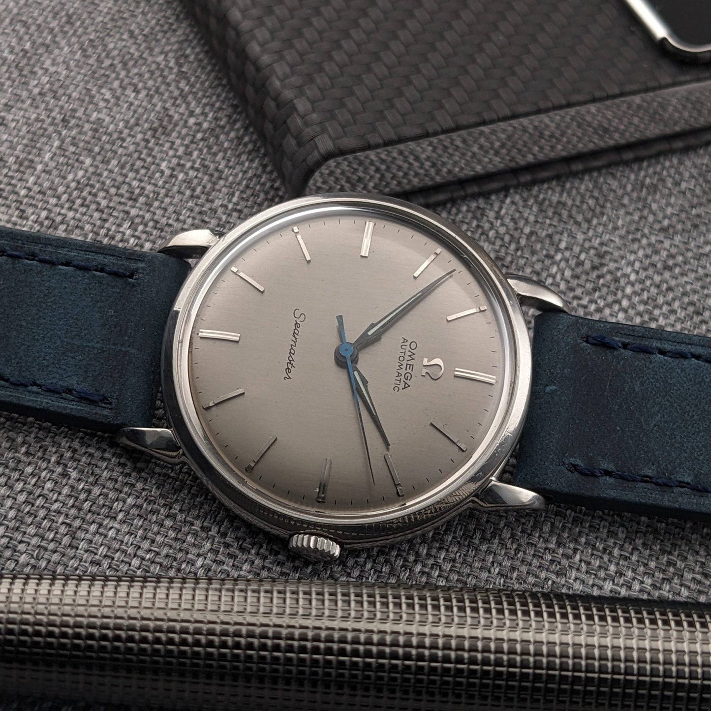 RARE 75 Years Old Omega Seamaster Automatic designed by Cherles Perregaux / Ref 2446-2 / Vintage 1951 / Seerviced