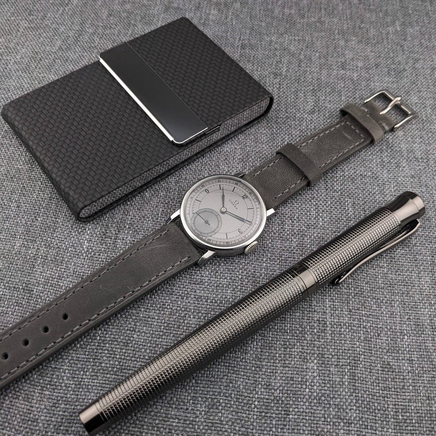 82 Years Old Omega Sector Watch WWII 1944 - Caliber 30T2PC /  Vintage Timepiece / Serviced