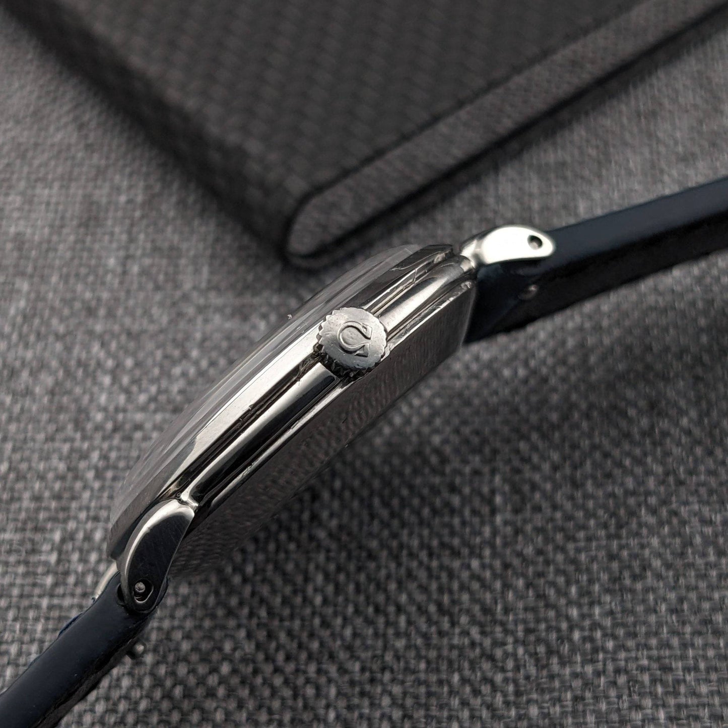 RARE 75 Years Old Omega Seamaster Automatic designed by Cherles Perregaux / Ref 2446-2 / Vintage 1951 / Seerviced