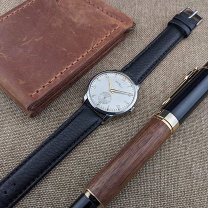 67 Years Old Zenith Sporto 1959 Vintage Wristwatch with Caliber 40T / Patented Transparent Dust Cover / Serviced