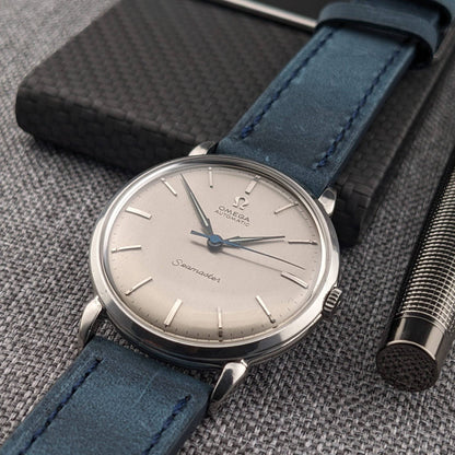 RARE 75 Years Old Omega Seamaster Automatic designed by Cherles Perregaux / Ref 2446-2 / Vintage 1951 / Seerviced